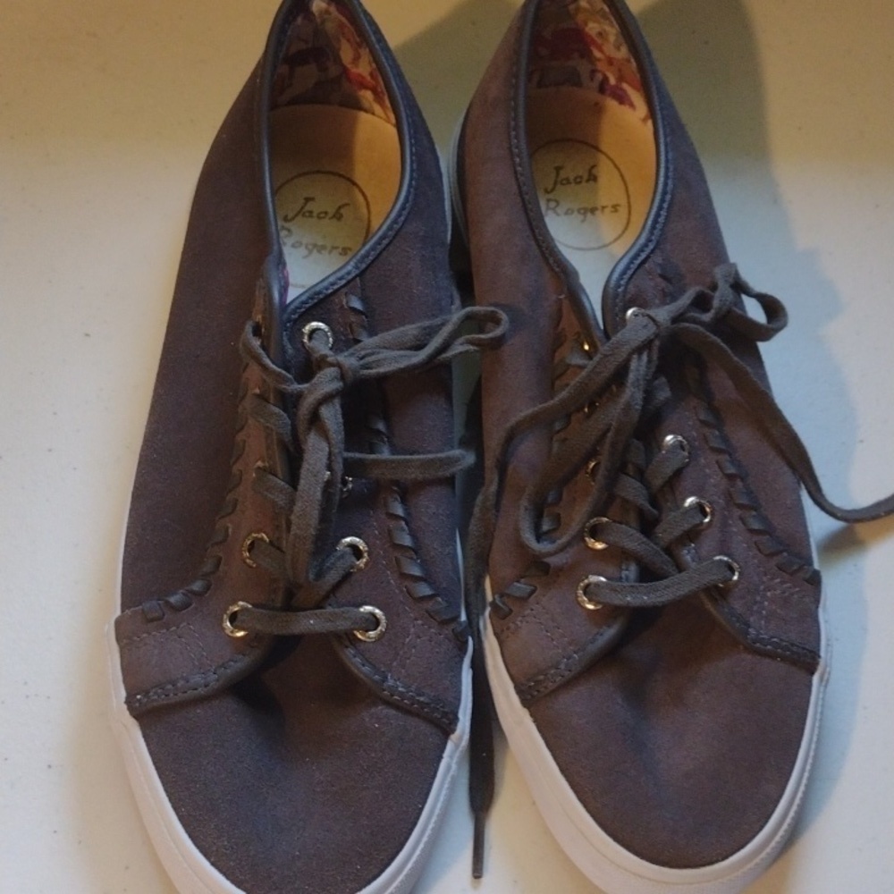 JACK Rogers suede sneakers Gray 9.5